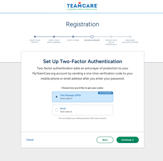 Set up two-factor authentication