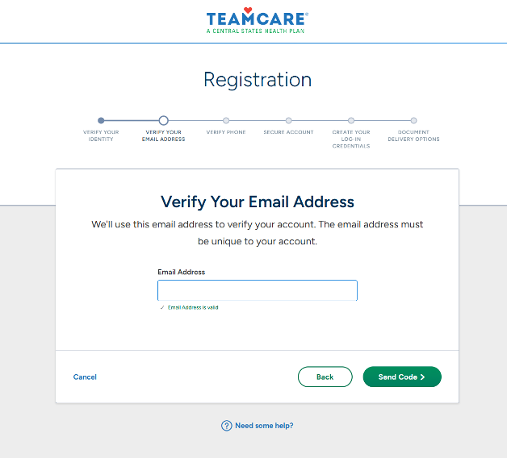 Verify email
