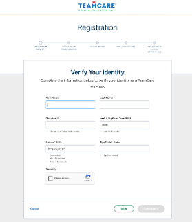 Verify your identity