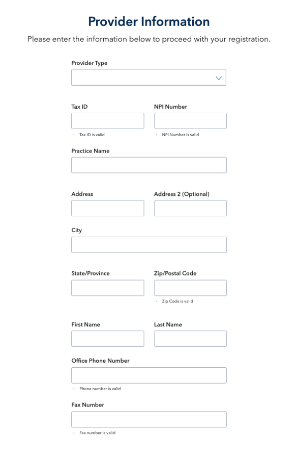 member registration step: verify identity