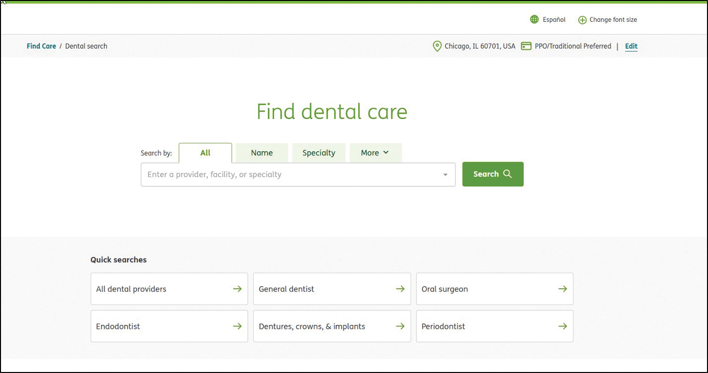 Humana Find a Provider Tool instructions