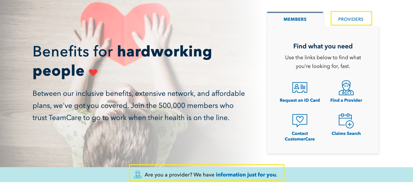 An image of the pre-approvals menu on the provider dashboard.