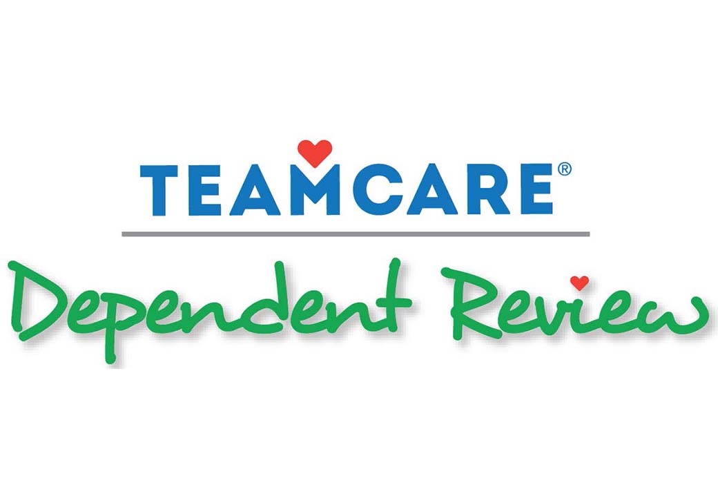 TeamCare dependent review logo.